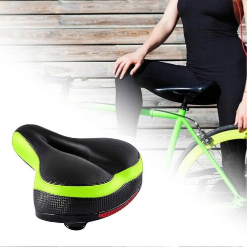 Gas bicycle saddle with shock absorber 1