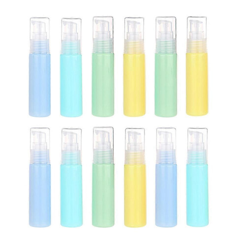 Lotion Bottle Travel Container for Storage Use 12Pcs Assorted Color Small Bottles 2