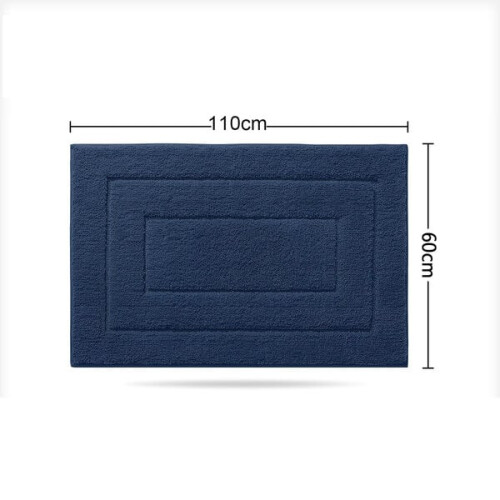 Badematte blau 60 x 110 cm 1