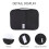 Black Passport Holder Document Organizer Bag for Travel Use Waterproof 2