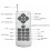 433M Fixed Code 2264 18-Key Remote Control LED Underwater Light Long-Distance RGB 18-Key Remote Control 2