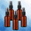 Brown Glass Spray Bottle for Essential Oil Container 10Pcs Emulsion Subpackaging Set 5
