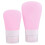 Multifunctional Shower Gel Bottles Refillable Lotion Containers Set 2Pcs Pink 4