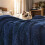 Decke 150x200cm dunkelblau 5