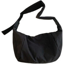 Große koreanische Canvas-Tasche mit breitem Schultergurt (Pe)