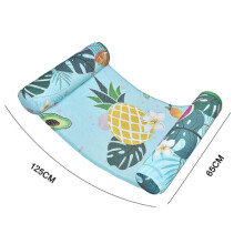 Opblaasbare zwembadhangmat, ligbed voor de zomer in het water, speelplezier