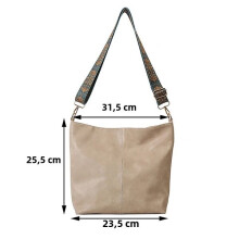 Vintage-Schultertasche aus PU-Leder, einfarbig, für Damen