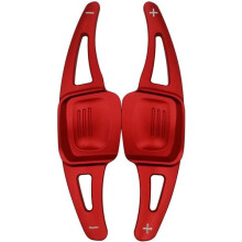 Extensión de palanca de cambios de 2 piezas, roja, aluminio, s