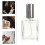 Silver Lid Spray Bottle Glass for Perfume Storage 4Pcs 4