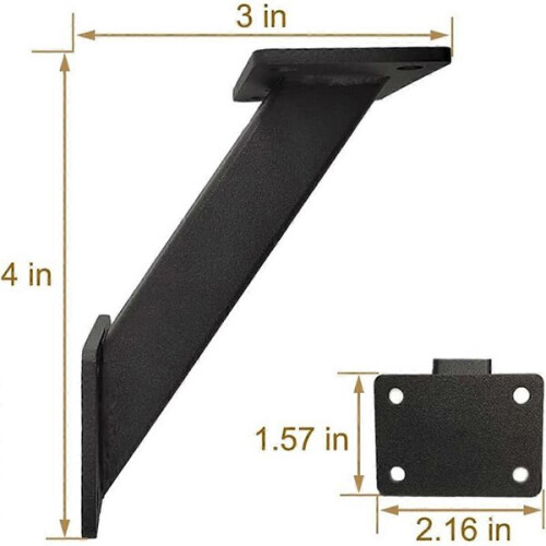 staffe di supporto angolari a 45 gradi per strutture in legno