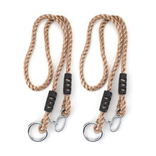 Set di corde Amxcnoy: 2 corde di prolunga per altalena a lunghezza regolabile