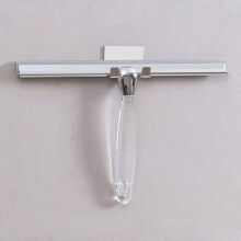Nettoyeur de douche Amxcnoy en acier inoxydable avec poignée en silicone de 30 cm