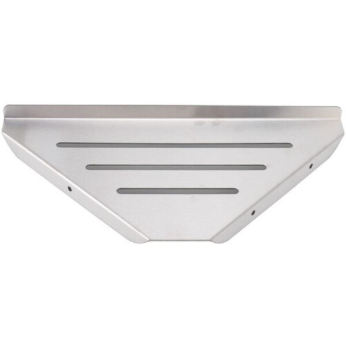 Étagère d'angle triangulaire pour douche Amxcnoy, simple couche, perforée, ef