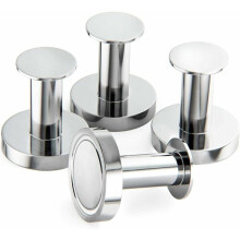 Amxcnoy Silberner magnetischer Kleider- und Taschenaufhänger, 4
