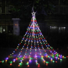 Luces navideñas para exteriores con forma de estrella