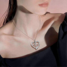 Geschenk für Mama (Silberkette „Doppelte Liebe“) - Weihnachtsgeschenk