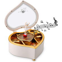 Musical Jewelry Box with Heart Shaped Ballerina Jewelry Box