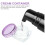 Plastic Face Cream Jar Refillable Containers for Storage Use 24Pcs Purple 4