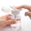 Travel Bottle for Makeup Remover Press Pump for Storage 4Pcs White Plastic 4