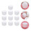 Cosmetics Jars Empty Creams Storage Container for Storage 30Pcs White Set 2