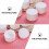 Cosmetics Jars Empty Creams Storage Container for Storage 30Pcs White Set 3