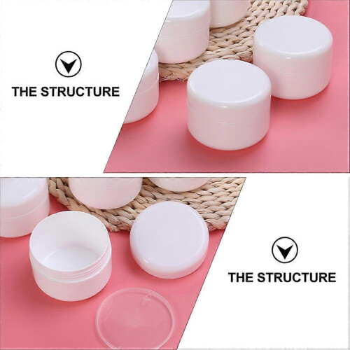 Cosmetics Jars Empty Creams Storage Container for Storage 30Pcs White Set 2