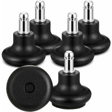 Amxcnoy 5 pcs. swivel casters for Buu chair (black) Bell Glid