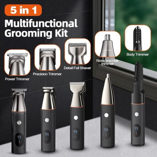 Beard trimmer Men's beard trimmer, multi-function hair trimmer 1