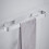 Porte-serviettes mural Amxcnoy (argent, 40 cm) 1