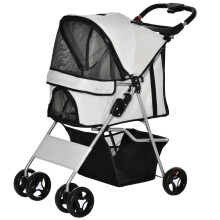 Koirarattaat 77P x 45L x 99,5K cm, kokoontaitettavat, vedenpitävät, 600D Oxford-kangasta