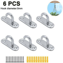 Amxcnoy pcs. crochets de salle de bain en acier inoxydable, semi-ouvrants, vi