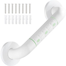 Amxcnoy 30 cm weißer rutschfester Haltegriff für Badezimmer, weiß