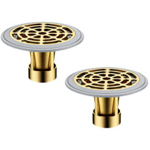 Amxcnoy Floor drain, thickened brass odor suppressing valve