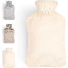 Plüsch-Thermoskanne – Thermoskanne – Weiß-Ecru – 1,8 l