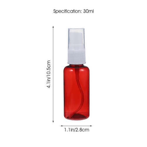 Spray Bottle Plastic Empty Spray Bottle for Storage Use 20Pcs Brown 2
