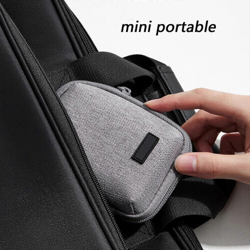 Scratchproof Wire Holder Small Accessories Organizers Bag Multi Compartment Mini Pouch Charging Data Cable Storage Case 1
