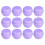 Plastic Mushroom Shape Cream Jar for Cosmetics Storage 15Pcs 5