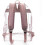 Roze plastic rugzak voor school 3