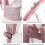 Roze plastic rugzak voor school 4