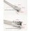 40 cm fixed pull lever for frameless glass shower doors, stainless steel 2