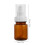 Essential Oil Empty Pump Bottles for Storage Use 3Pcs Brown Cosmetic Bottles 3