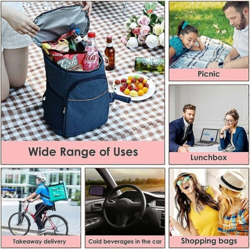 Thermorucksack 20L grau für Picknick 2