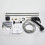 Robinet de cuisine noir, double jet, 1 jet 4