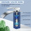 Robinet de lavabo chromé, eau chaude et froide 4