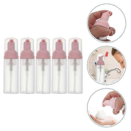 Pink Mousse Foaming Bottles 10Pcs Practical Small Bubble Bottles for Home 1