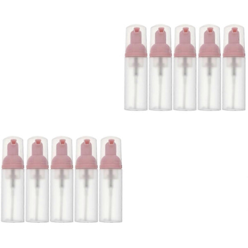 Pink Mousse Foaming Bottles 10Pcs Practical Small Bubble Bottles for Home 2