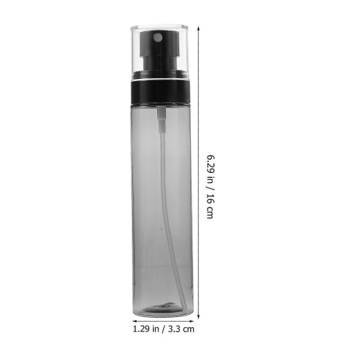 Cosmetic Dispenser Spray Bottle for Storage 5Pcs Reusable Plastic Grey Bottles 2