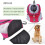 Backpack for transporting pets (black), suitable for dogs and cats 2