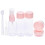 Toiletries Container Subpackage Bottles for Storage 7Pcs Refillable Pink 4