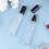 Refillable Perfume Spray Bottles Glass Containers for Storage 5Pcs Black Lid 2